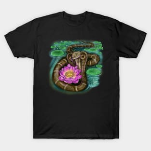 Cobra Lotus-Chinese Year of the Snake T-Shirt